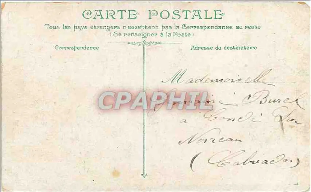 Deauville - Die Yachten und der Vorhafen — Verlag F. Deauville, Seriennummer nicht sichtbar - Rückseite