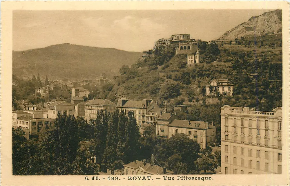 Royat — Vista Pitoresca — G. d'O. n° 499 - Frente