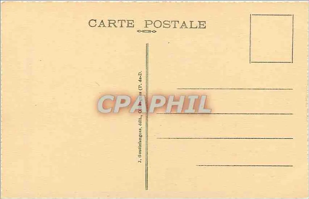 Royat — Vista Pitoresca — G. d'O. n° 499 - Verso
