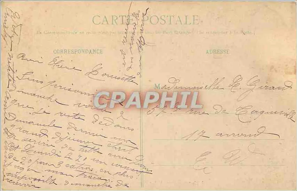 AIX-les-BAINS - Place du Grand Port — E. REYVAUD, ÉDITEUR, N° 2337 - Verso