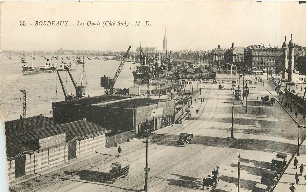 Bordeaux - Os Quais (Lado Sul) — M. D. — n°35 - Frente