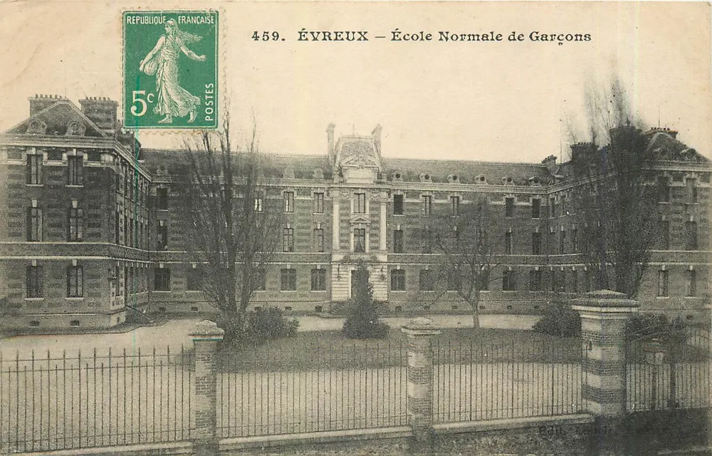 Évreux — Escola Normal de Garçons — Editora não identificada, n° de série 459 - Frente