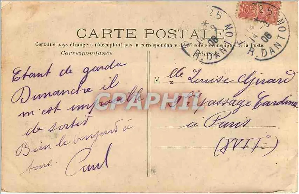 Prefeitura do 17º arrondissement — Paris — C.M. (editor) - Verso