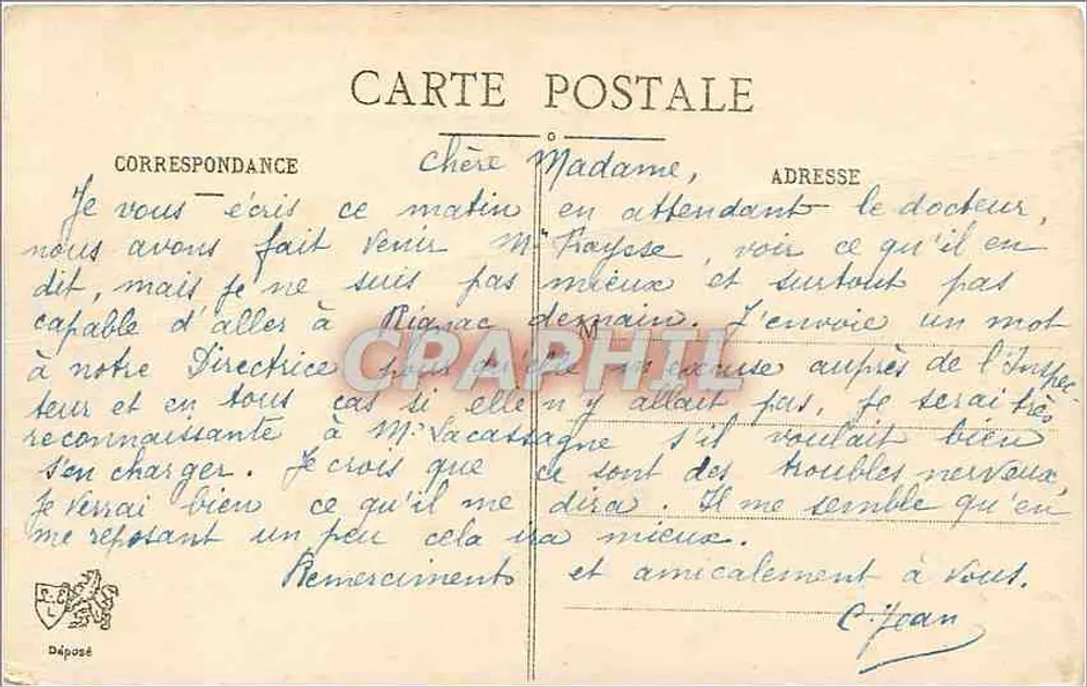 LYON - Plein de la République - Algemene uitzicht - L. E. - Achterkant