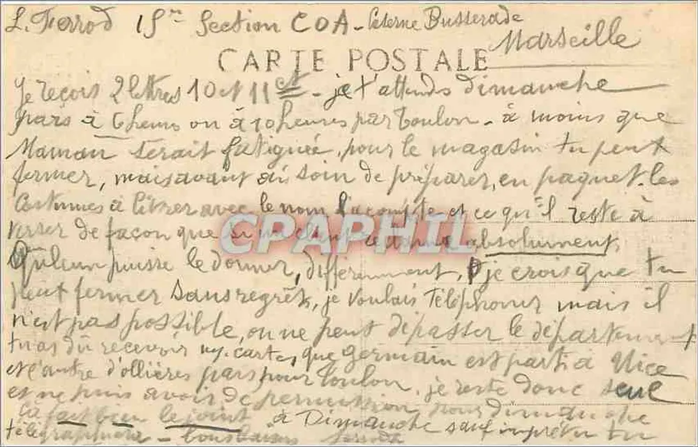 Marseille - Palácio de Justiça - L.R. - Verso