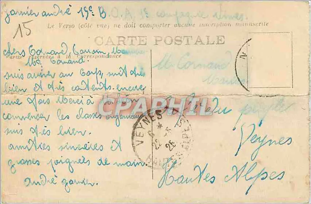 Nîmes — Vista Geral — A.R., n°98 - Verso