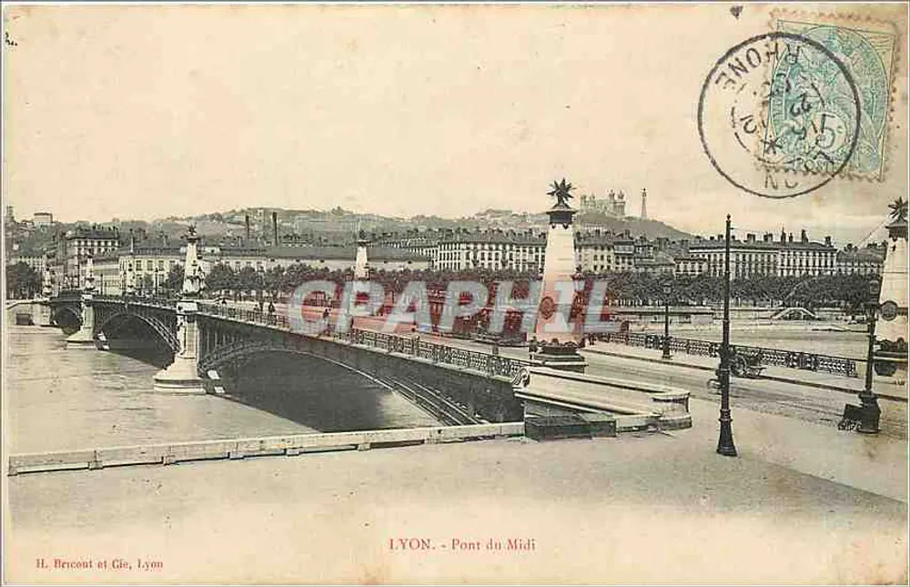 Lyon - Most Środkowy — H. Bricout et Cie, Lyon - Awers