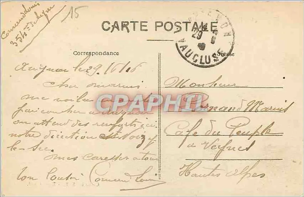 Avignon — Notre-Dame e Palácio dos Papas — Coleção S. F. - Rep. proibida - Verso