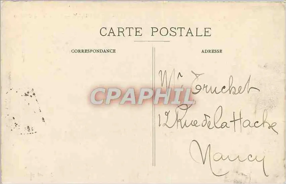 Granville — Ondas no Casino — Editor: Gravure Française, n° 290 - Verso