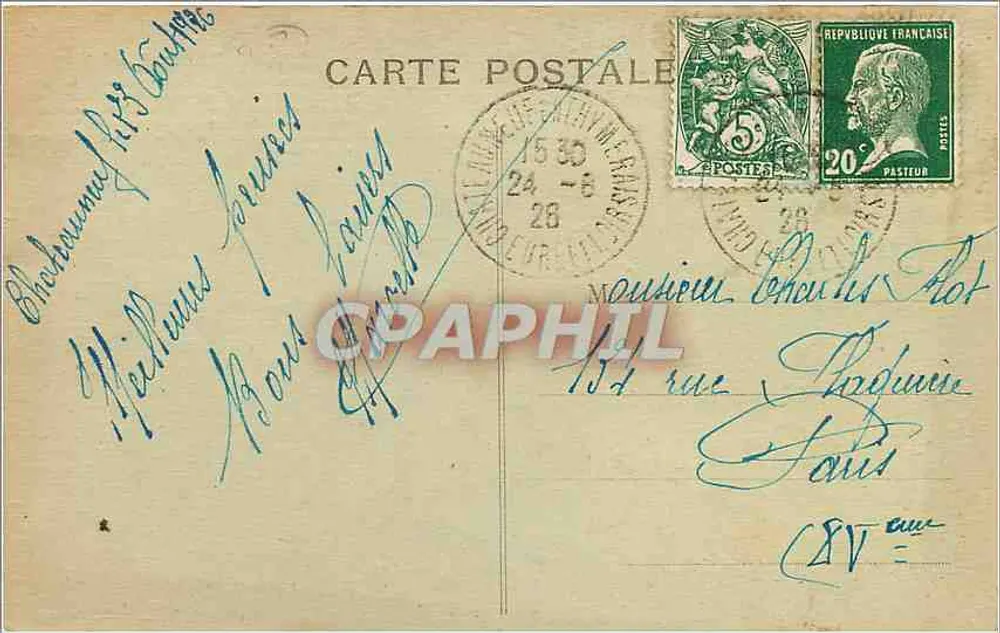 Castelo de Villebon (E.-et-L.) — retrato de Richelieu — G. Feucault, editor, Dreux - Verso
