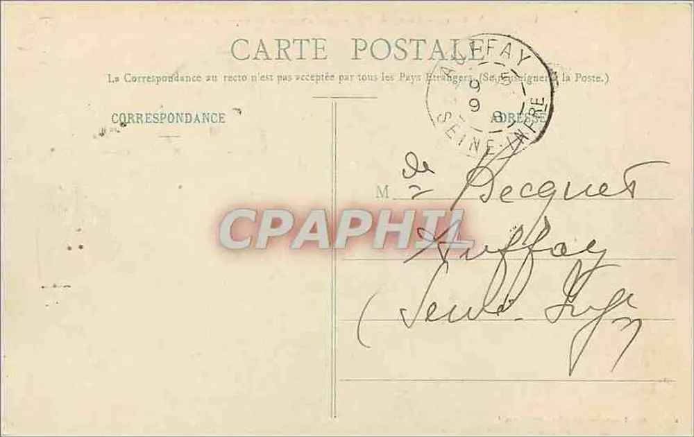 Douville (Eure) - Ruinen der monumentalen Fabrik Fontaine-Guérard — Éd. Lasan, Fleury-sous-Aubette - Rückseite
