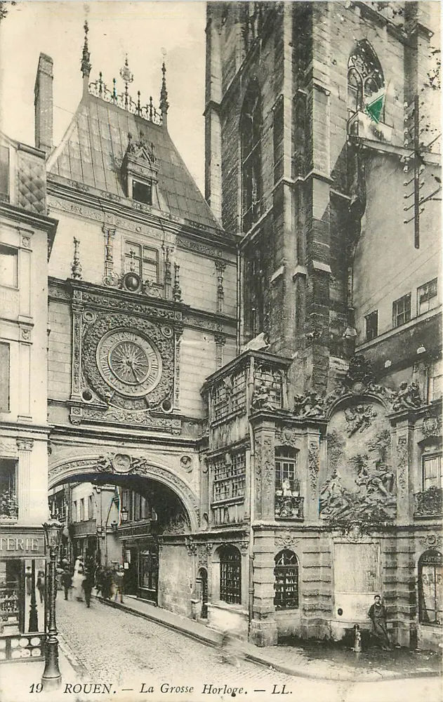 Rouen — A Grande Relógio — LL. - Frente