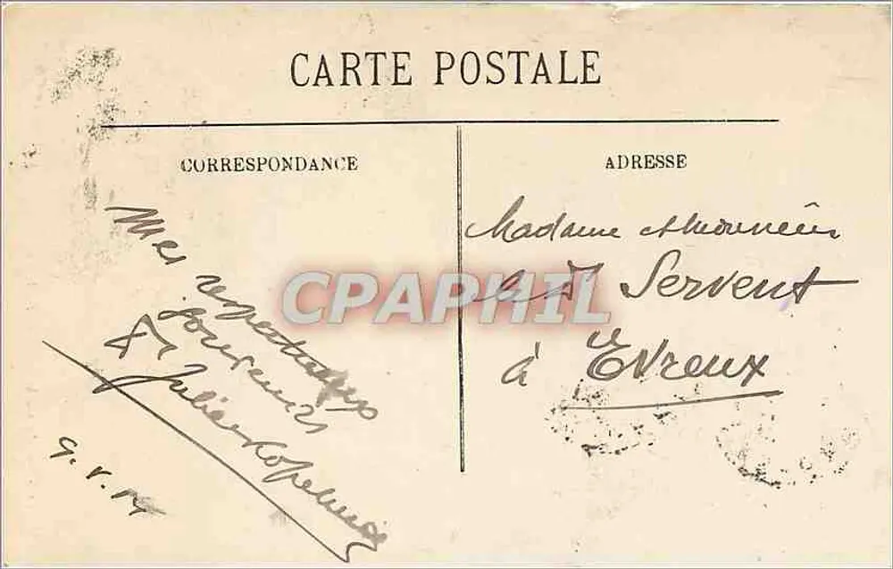 Reims — A Catedral — Portal Central — LL. - Verso
