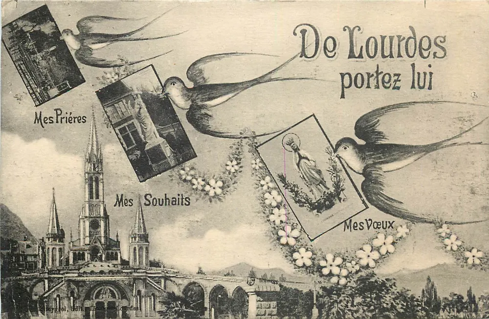 Lourdes — De Lourdes portez lui — editor: L'Écho de Lourdes, n° 14 - Frente