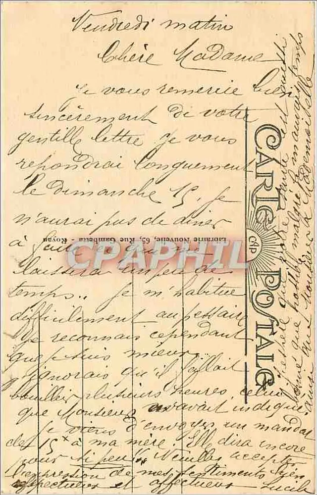 Royan - A Praia do Chay — editor Carte Postale - Verso