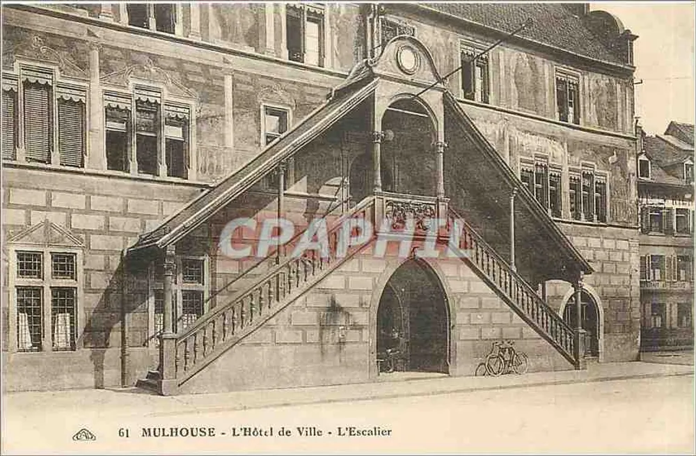 Mulhouse - L'Hôtel de Ville - L'Escalier - Recto