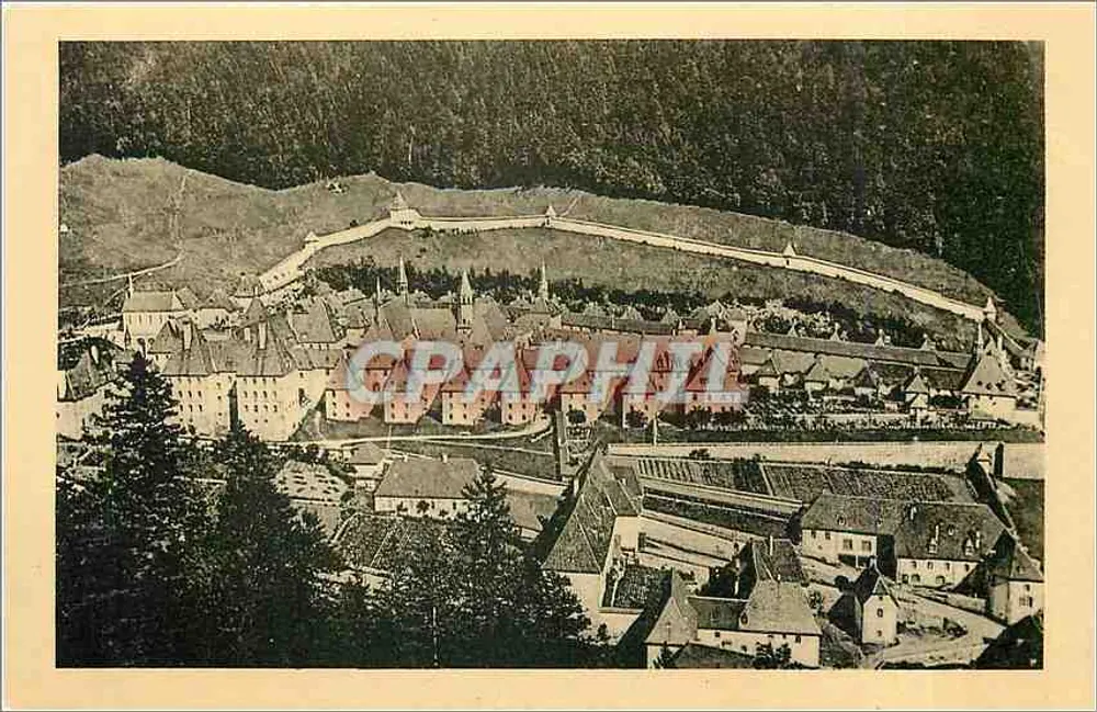 Mosteiro da Grande Chartreuse — Vista geral — Edição dos Monumentos Históricos, Paris, VIII - Frente