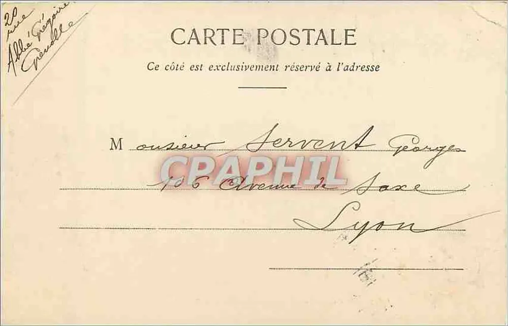 PARIS - Bois de Boulogne - A Cascata — Bilhete postal moderno n°47, editor não visível - Verso