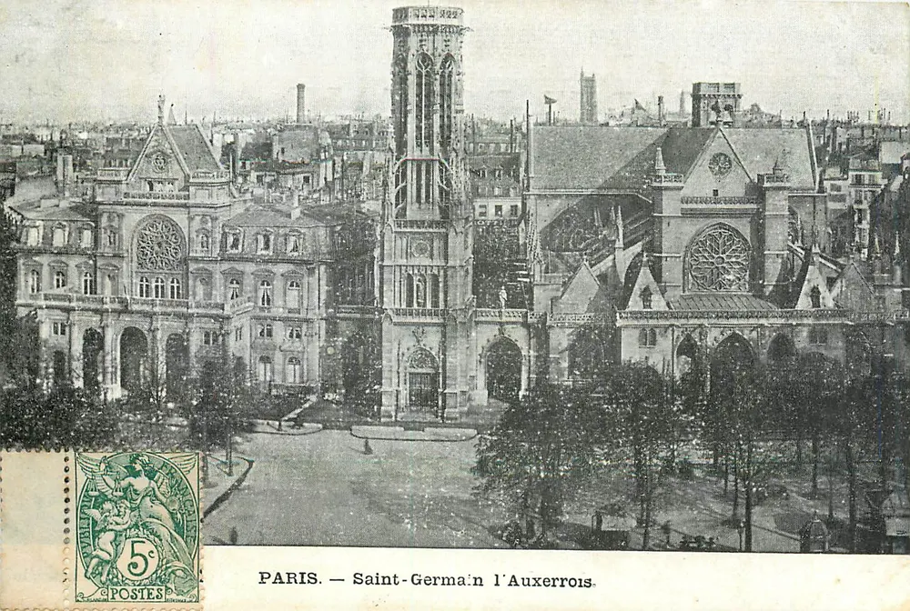 PARIS — Saint-Germain l'Auxerrois — Editor não visível, número de série não legível - Frente