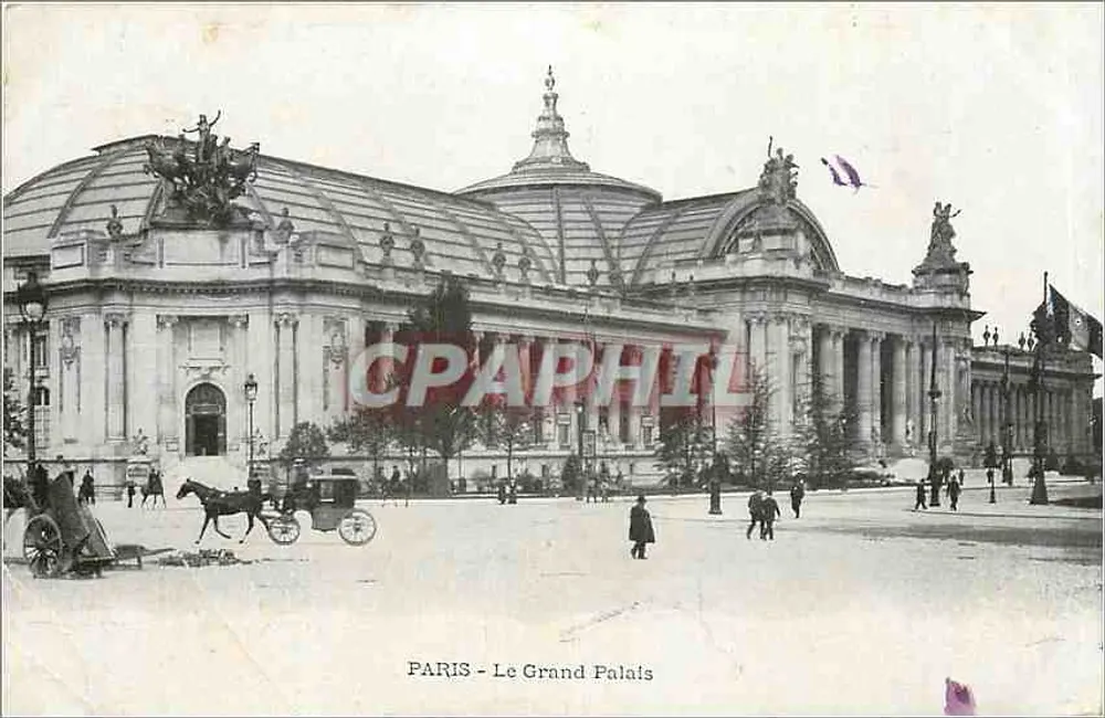 PARIS - Het Grand Palais — buitenkant — onbekende uitgever, serie-nummer niet zichtbaar - Voorkant
