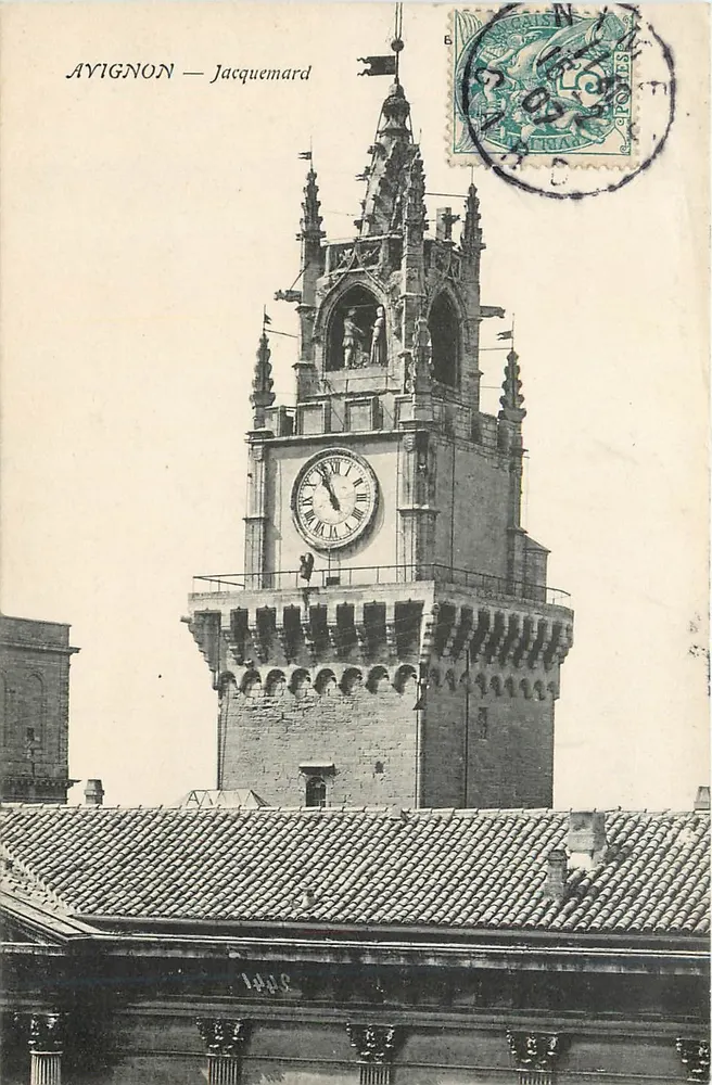 Avignon — Jacquemard — editor não visível, número de série não legível - Frente