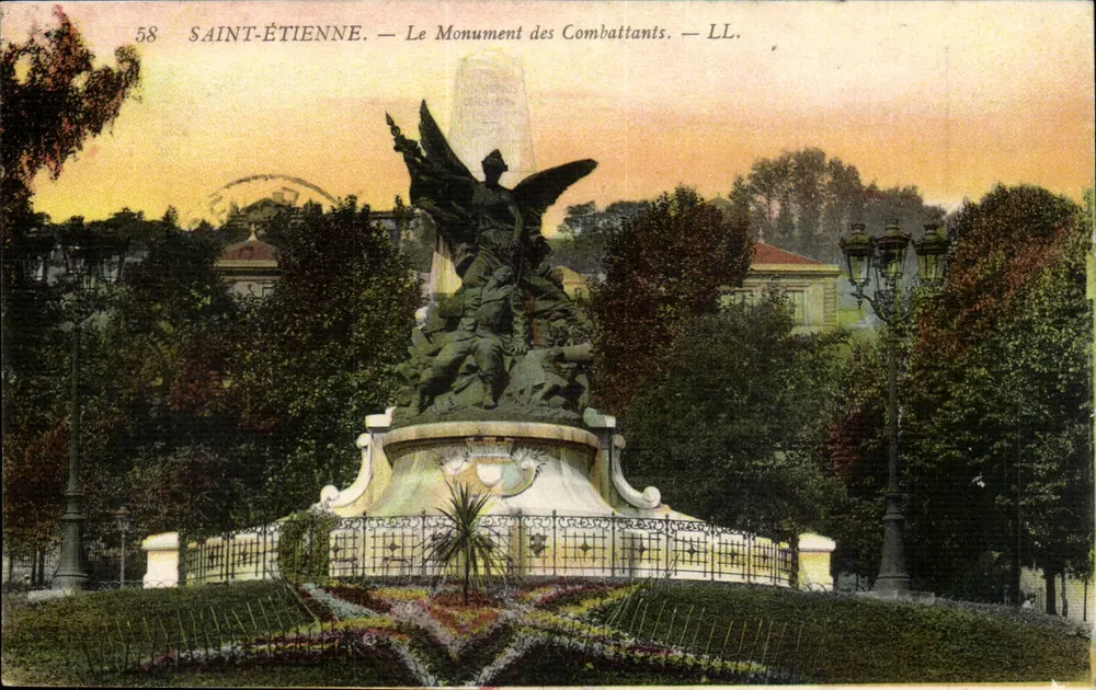 Saint-Étienne — O Monumento dos Combatentes — LL. — N°58 - Frente