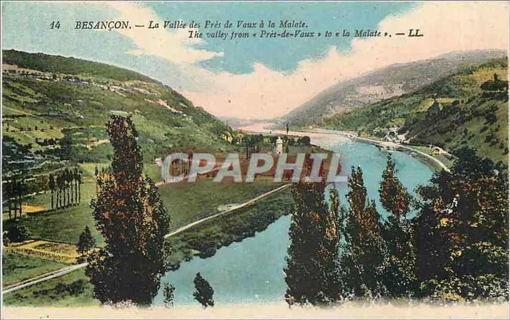 Besançon — La Vallée des Prés de Vaux à la Malate — LL - Vorderseite