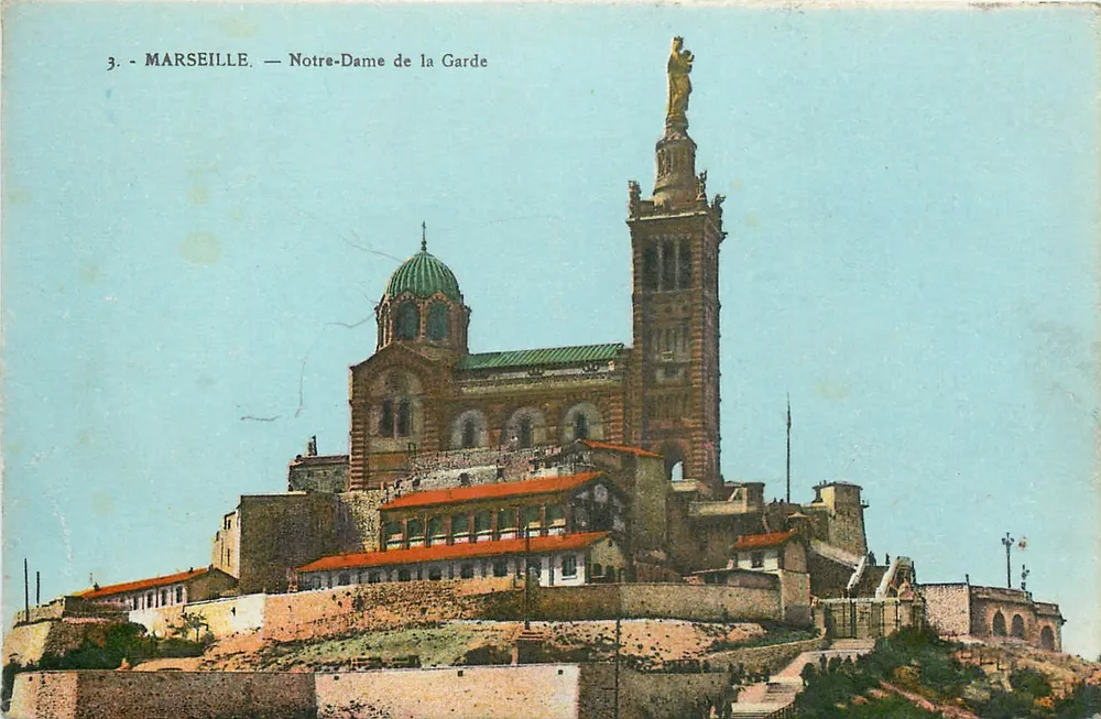 Marseille — Nossa Senhora da Guarda — Edição La Cigogne, n°3 - Frente