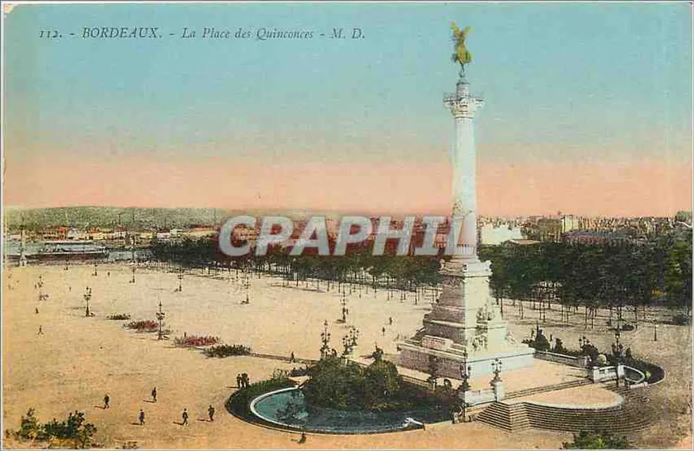 Bordeaux - A Place des Quinconces - M. D. - Frente