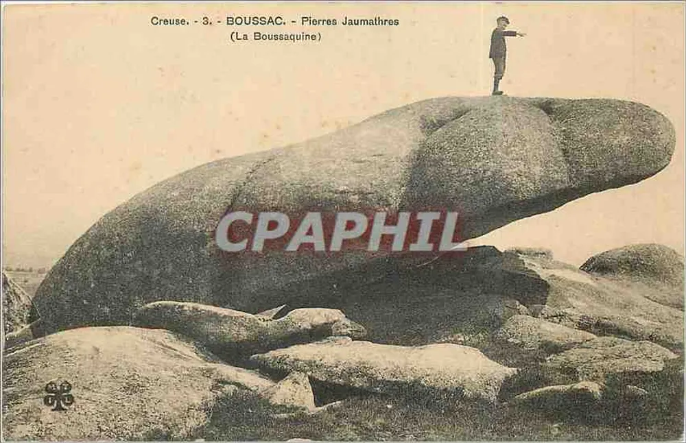 Boussac - Pierres Jaumathres (La Boussaquine) — anonymer Verlag, Seriennummer nicht sichtbar - Vorderseite