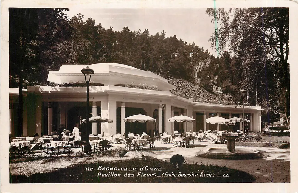Bagnolles de l'Orne — Pavillon des Fleurs — Emile Boursier Arch. - Recto