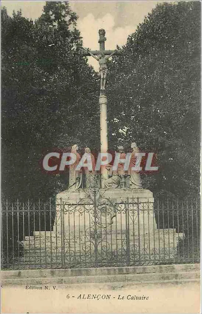 Alençon - O Calvário — Edição N. V. - Frente