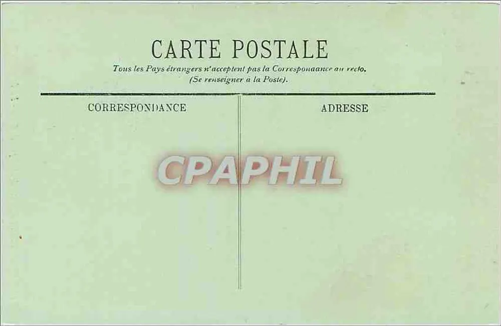 Pittoreske Orne - Mallot bei Caen - Die Waldstraße. LL. Cliché Destiné - Rückseite