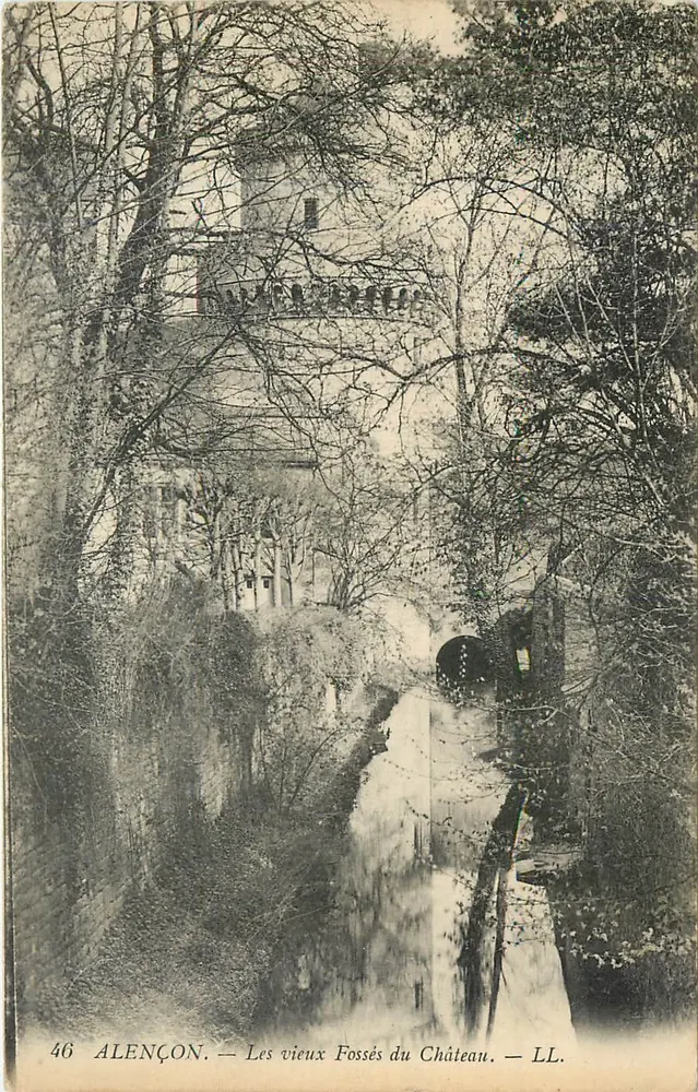 Alençon — Les vieux Fossés du Château — LL. n°46 - Recto