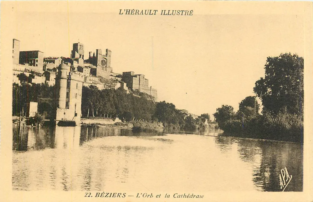 Béziers — L'Orb et la Cathédrale — L'Hérault Illustré, n°22 - Recto