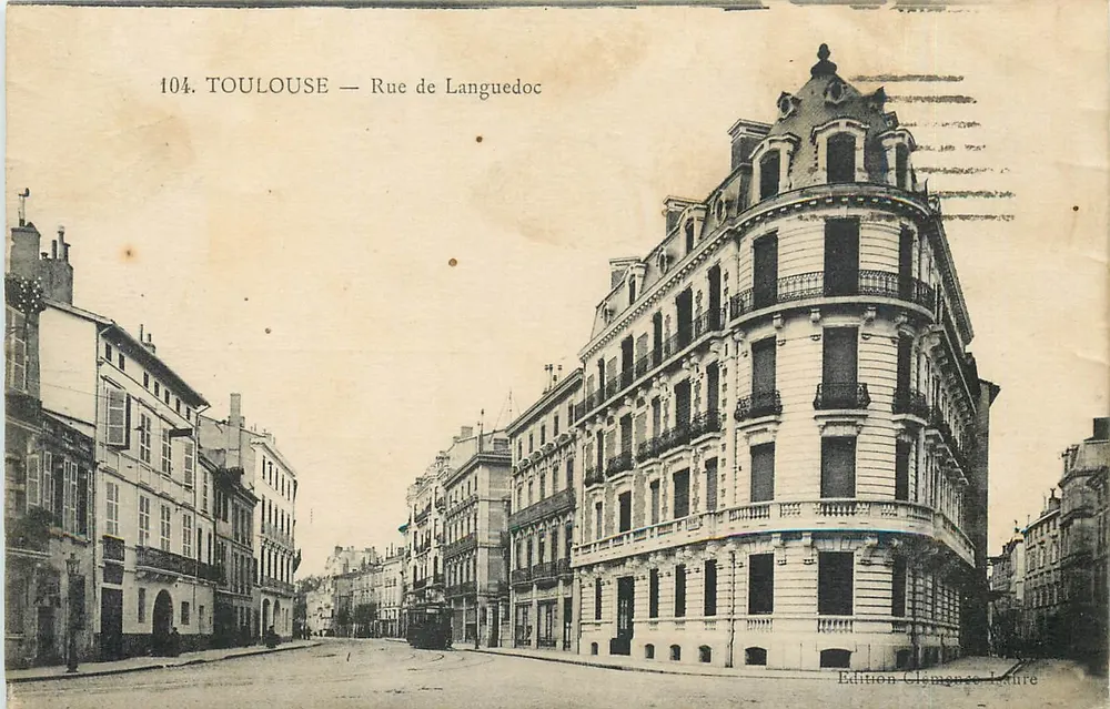 Toulouse — Rue de Languedoc — Edição Clemence Lathure n°104 - Frente