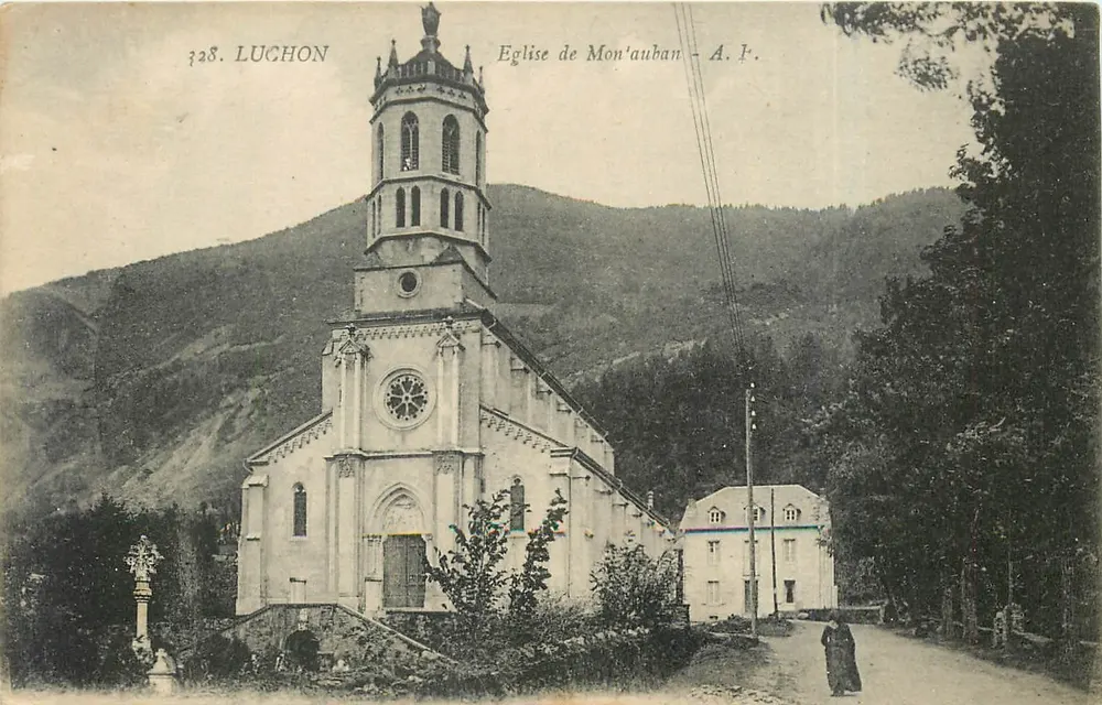 Igreja de Monauban — Luchon — A. F. - Frente