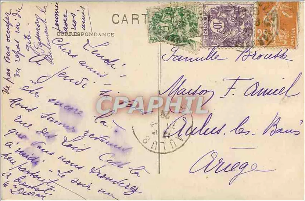 Toulouse - Hôtel Lasbordes - Rue du Languedoc — Édit. Bayard, n°26 - Verso
