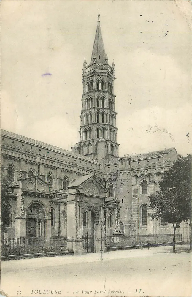 Toulouse — A Torre Saint-Sernin — L.L. - Frente