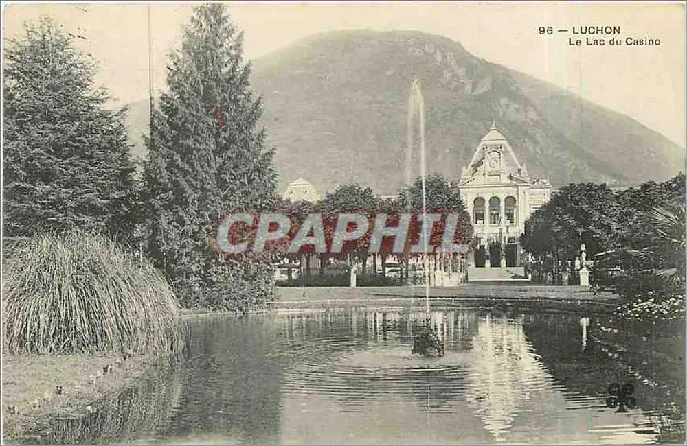 Luchon — O Lago do Casino — editor não identificado, n° 96 - Frente