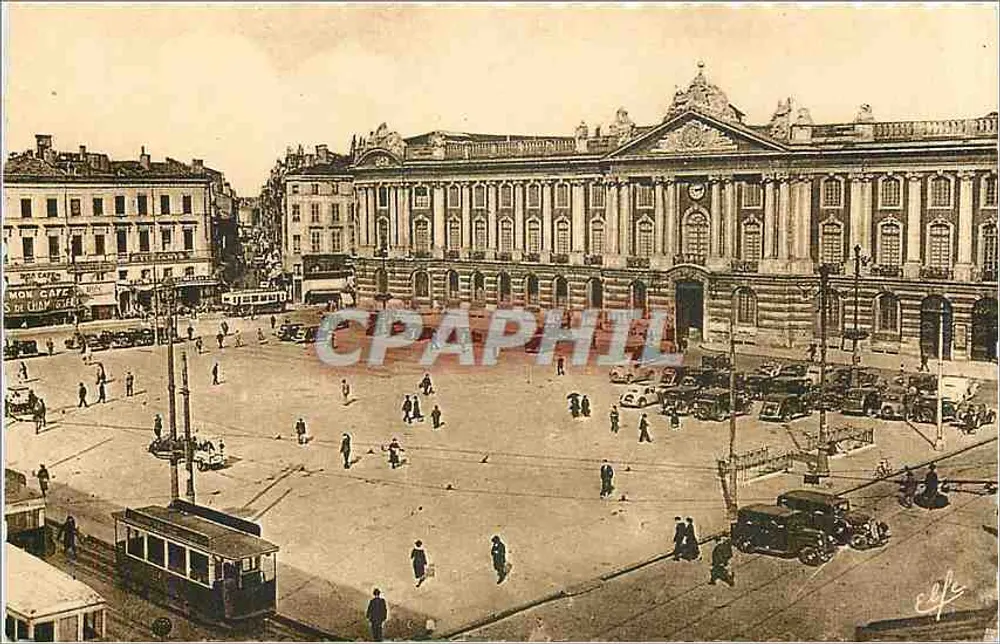 Toulouse - Place do Capitole — Heliógrava Labouchure - n° 193 - Frente