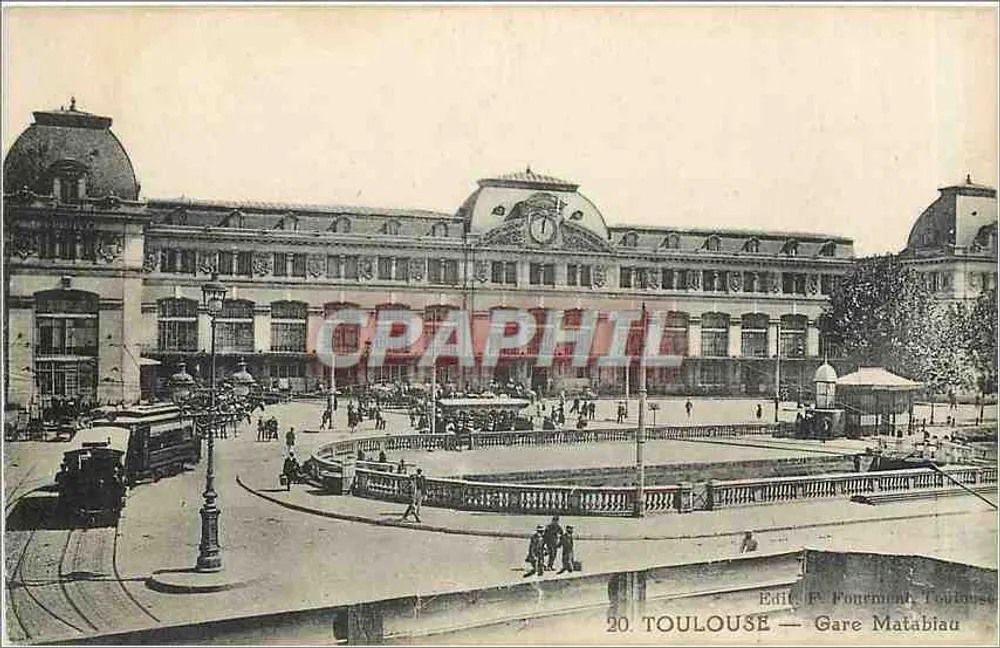 Toulouse — Gare Matabiau — Éd. F. Fourniment, Toulouse - Frente