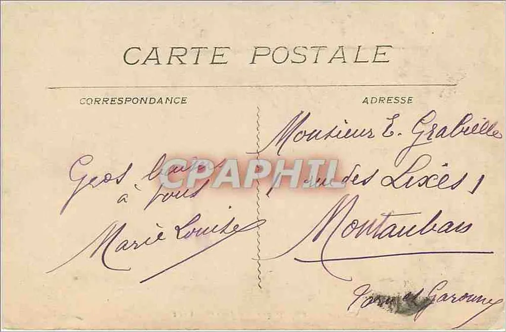 Nîmes - As Arenas — Bilhete postal antigo n°3215, editada por L* - Verso