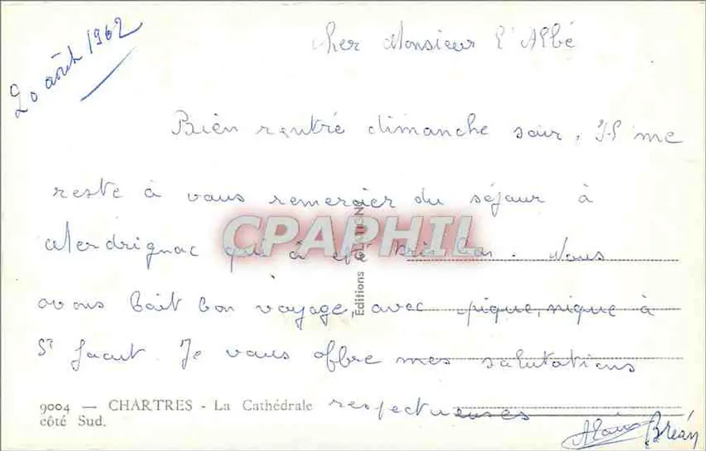 Chartres — A Catedral Sul — Éditions Chartres - Verso