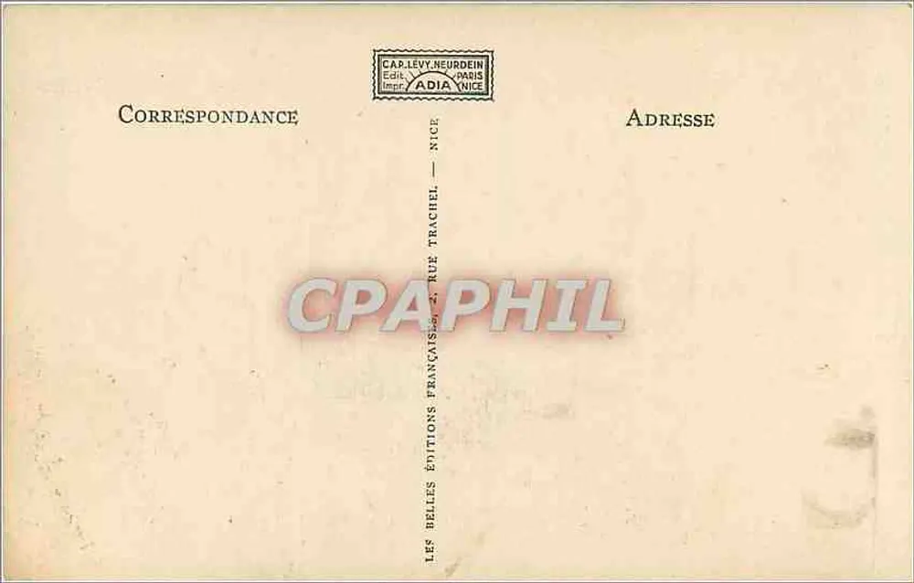Le Mans — A Catedral e o Monumento W. Wright — Edições Cap. Levy Neurdein - Verso