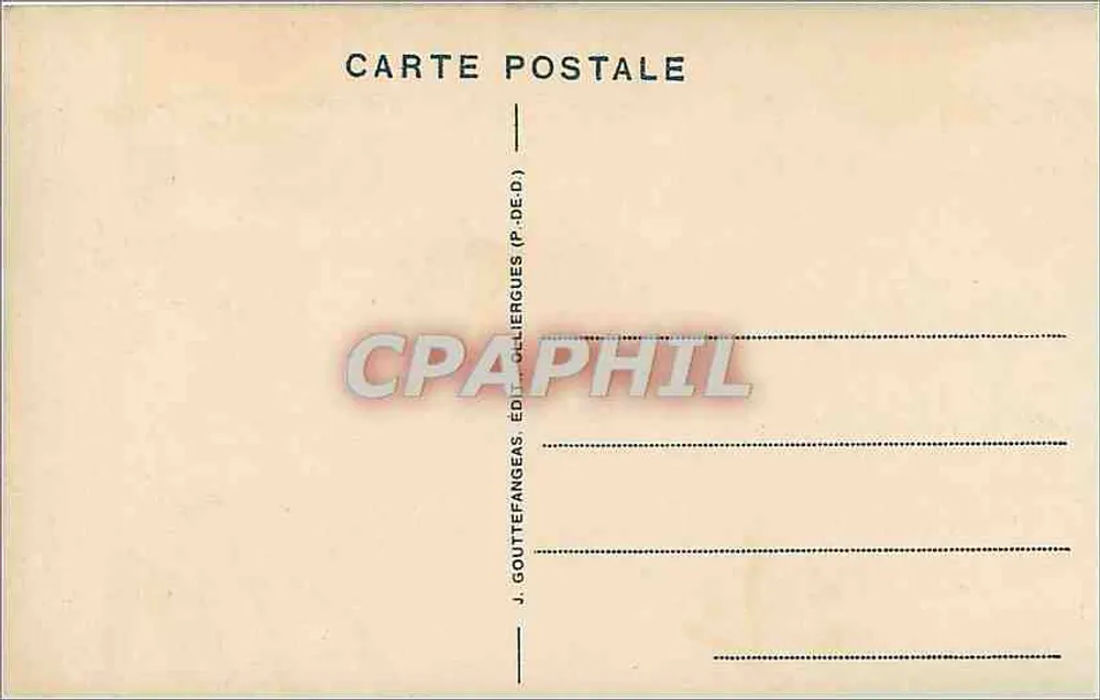 Clermont-Ferrand — A Catedral — G. D'O. 1100 - Verso