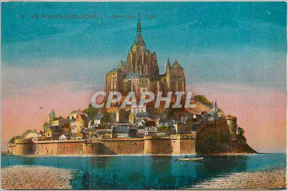 Monte Saint-Michel — Vista panorâmica - Frente
