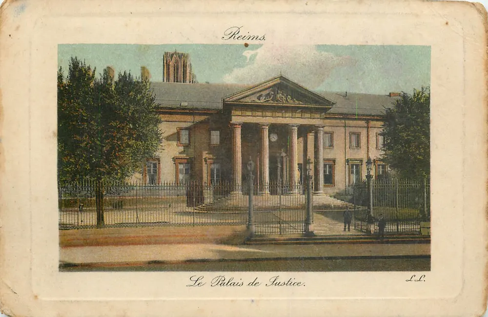 Reims — Le Palais de Justice — L.L. - Frente