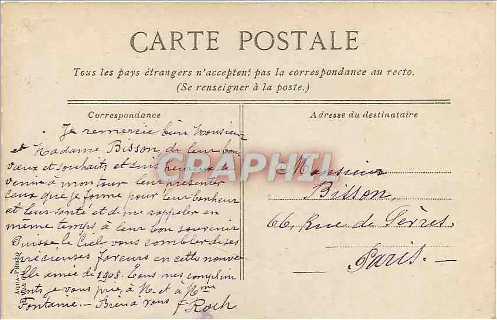 Lyon. Antiga capela de Fourvières — visão da capela com uma barraca no primeiro plano — L.V.&C°, n°40 - Verso