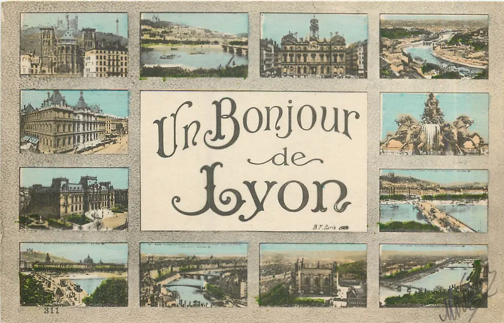 Um Olá de Lyon — B.F. Paris — n° 311 - Frente